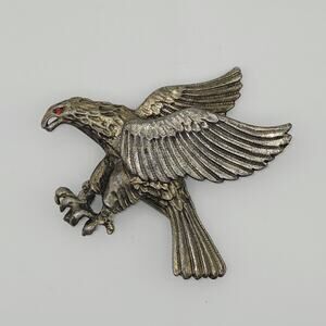 Vintage 1940s Eagle WWII era pin Rice-Weiner & Company Unsigned Missing Arrows